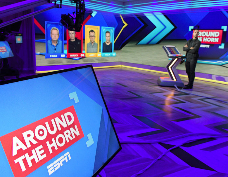 sports broadcast set design